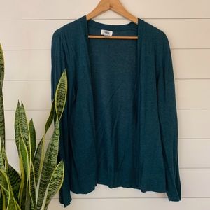 Old Navy Pine Green Open Cardigan